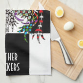 Serviette Cute et Colorée Rooster (Quart Plié)