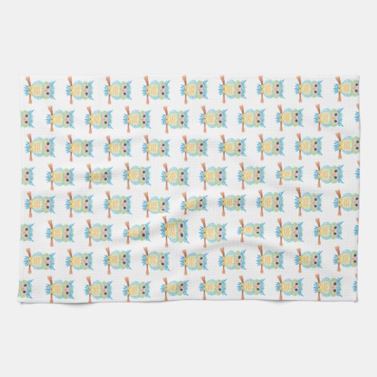 Serviette Cute Owl (Horizontal)