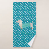 Serviette Dachshund (Serviette de bain)