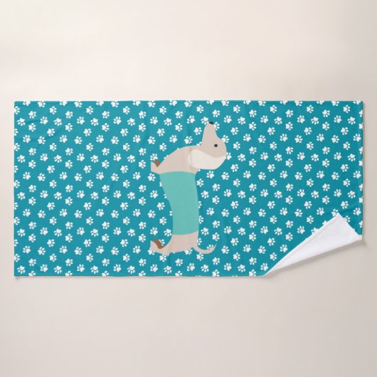 Serviette Dachshund (Serviette de bain)