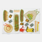 Serviette d'amour jardinage (Horizontal)