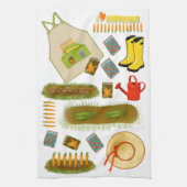 Serviette d'amour jardinage (Vertical)