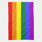 Serviette d'arc-en-ciel de drapeau de fierté (Vertical)