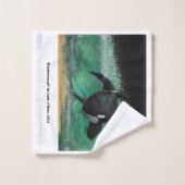 Serviette d'art "Breakthrough" et linge de toilett (Gant de toilette)