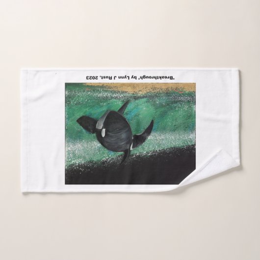 Serviette d'art "Breakthrough" et linge de toilett (Serviette à main)