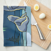 Serviette d'art de l'ours natif Serviette de thé d (Quart Plié)