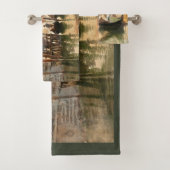 Serviette d'art de Venise de Roussoff (En situation)