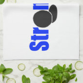 Serviette d'attaque de pointe d'homme fort (Plié)