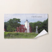 Serviette de 40 Mile Point Lighthouse (Serviette à main)