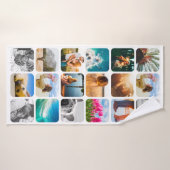 Serviette de bain 18 Modèle arrondi photo (Serviette de bain)