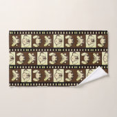 Serviette de bain 3 singes ensemble (Serviette à main)