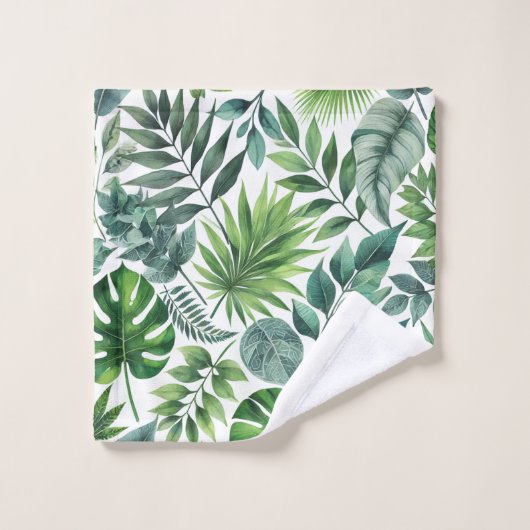 Serviette de bain à brise tropicale (Gant de toilette)