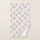 Serviette De Bain À Cupcake - Polka Rose Dot Desse (Serviette à main)