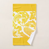 Serviette de bain à fleurs et soleil (Serviette à main)