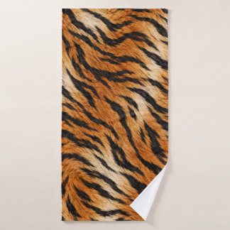 Serviette de bain à motif tigre | Déco de salle de