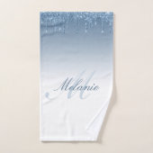 serviette de bain à parties scintillant à goutte b (Serviette à main)
