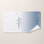 serviette de bain à parties scintillant à goutte b (Serviette à main)