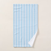 Serviette de bain à rayures bleues (Serviette à main)