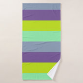 Serviette de bain à rayures de couleur mixte - Sof (Serviette de bain)