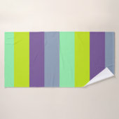 Serviette de bain à rayures de couleur mixte - Sof (Serviette de bain)