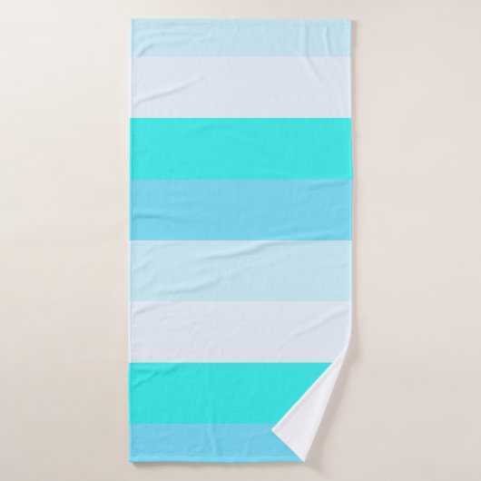 Serviette de bain à rayures de couleur mixte - Sof (Serviette de bain)