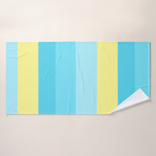 Serviette de bain à rayures de couleur mixte - Sof (Serviette de bain)