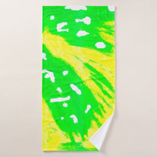 Serviette de bain à sensations joyeuses (Serviette de bain)