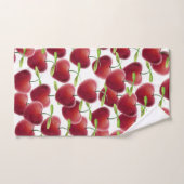 Serviette de bain à tarte cerise (Serviette à main)