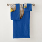 Serviette de bain amusante "PAS AUJOURD'HUI KAREN" (En situation)