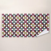 Serviette de bain Anneaux Intertissés (Serviette de bain)