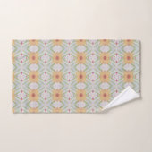 Serviette de bain Apricot Set avec rose et vert (Serviette à main)