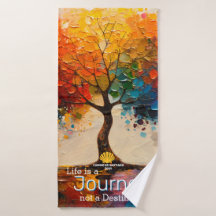 Serviette de bain Arbre de Vie