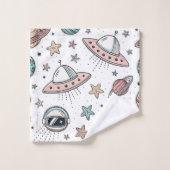 Serviette de bain Astronaute Planètes & Étoiles en (Gant de toilette)