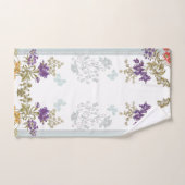 Serviette de bain aux tiges florales douces (Serviette à main)