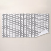 Serviette de bain avec Croix Design unique (Serviette de bain)