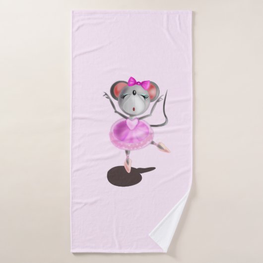Serviette de bain Ballerina Mouse (Serviette de bain)