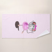 Serviette de bain Ballerina Mouse (Serviette de bain)