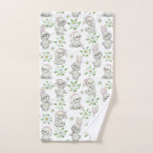 Serviette de bain Bunnies de Pâques (Serviette à main)