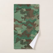serviette de bain camouflage militaire (Serviette à main)