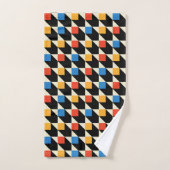 Serviette de bain Carré colorée (Serviette à main)