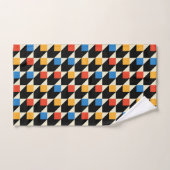 Serviette de bain Carré colorée (Serviette à main)