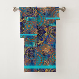 Serviette de bain céleste Serviette à main bleue