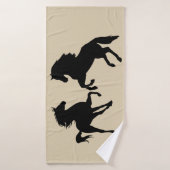 Serviette de bain Cheval - Choisissez la couleur (Serviette de bain)
