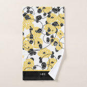 SERVIETTE DE BAIN CHIC SET_COOL, FLORAL/DOTS (Serviette à main)