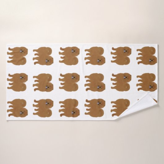 Serviette de bain Chow Chow (Serviette de bain)