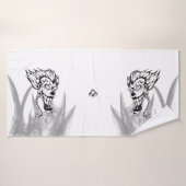 Serviette de bain clown malin (Serviette de bain)