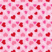 Serviette de bain Cœurs d'amour éternel Cadeau de