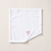 Serviette de bain Corgi à fleurs (Gant de toilette)