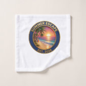 Serviette de bain Coucher de soleil sur la plage t (Gant de toilette)