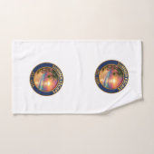 Serviette de bain Coucher de soleil sur la plage t (Serviette à main)